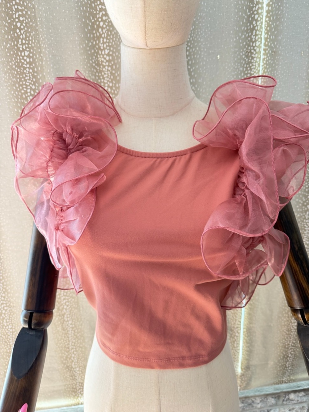 Free People Ruffled top